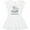 AA-White, variant on Inktastic My Noni Loves Me to the Moon and Back Elephant Family Girls Baby Dress