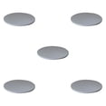 thumbnail image 3 of tamizeot Round Table Cloth Waterproof Dining Tablecloth Protector No Wash Cover Non Slide Decoration Party Bar Restaurant Hotel Gray 5Set, 3 of 6