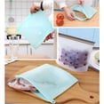 thumbnail image 2 of 4 Pcs Sacs de Rangement Réutilisables, Sacs de Congélation Réutilisables Sans BPA, Sacs à Sandwich Réutilisables, Sacs Alimentaires en Silicone Sacs à Lunch Étanches pour Voyage, 2 of 5