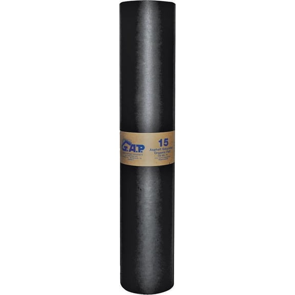 Orgill 15RF Standard Roofing Felt, 3 ft W x 144 ft Roll L, 432 sq-ft