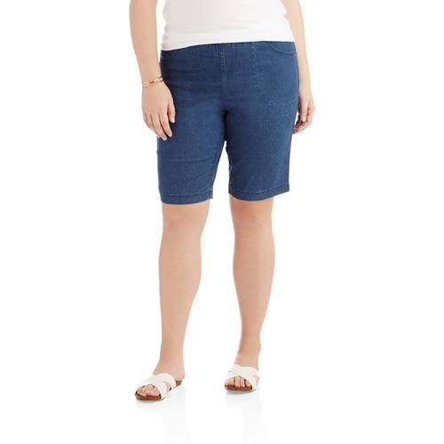 walmart women's plus size shorts