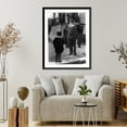 thumbnail image 4 of Historic Framed Print, [Little soldier greets Göring], 17-7/8" x 21-7/8", 4 of 9