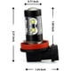 thumbnail image 4 of H11 Led Headlight Super Bright Bulbs Kit White 6000k High Or Low Beam Pack Of 2, 4 of 4