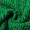 thumbnail image 6 of Wutalume Women's Fashion Long Sleeve Solid Color Round Neck Thickened Oversized Slouchy Knitted Pullover Sweater, Cozy Winter Warm Casual Loose Fit Tops for Daily Wear,Green XL, 6 of 8