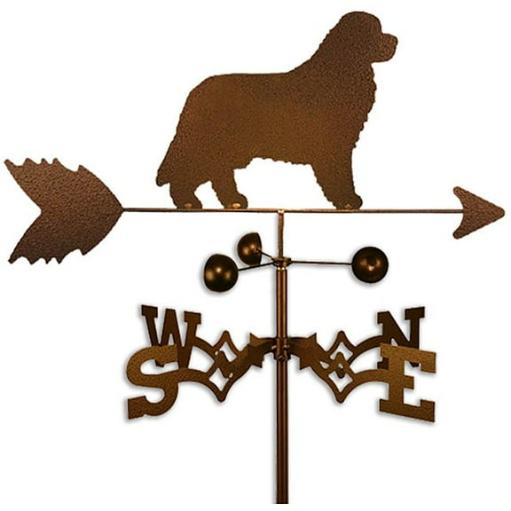 SWEN Products Inc Handmade Newfoundland Dog Copper Weathervane