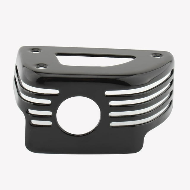 Huggegwe Couverture de Réservoir de Liquide de Frein Arrière Protecteur de Pompe pour BMW R 18 Classique 100 Ans R18B R18 B/Transcontinental 2020-2024 (Noir) U2537-4201