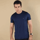 thumbnail image 2 of Playera Hombre Dry Fit Para Ejercicio Azul Marino Manga Corta, 2 of 4