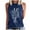 Navy-3, variant on JSKUMAR Women's Summer Crewneck Tank Tops Floral Graphic Curved Hem Sleeveless Tops Casual Loose Fit Shirts Navy-3,L