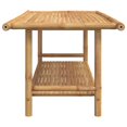 thumbnail image 4 of vidaXL Coffee Table Accent Living Room Bedroom Hallway Office Furniture Bamboo, 4 of 7