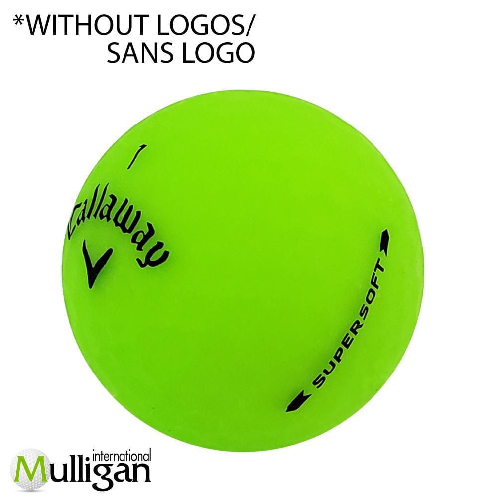 Mulligan - 48 balles de golf récupérées Callaway Supersoft 5A Pristine, Vert