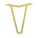 thumbnail image 4 of Patas para muebles de estilo moderno, resistentes y antideslizantes, para sofás y sillas. 15cm Oro, 4 of 9