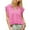 Bright Pink, variant on V Neck Cap Sleeve Tops Sleeveless Women Spring Sweater Vest