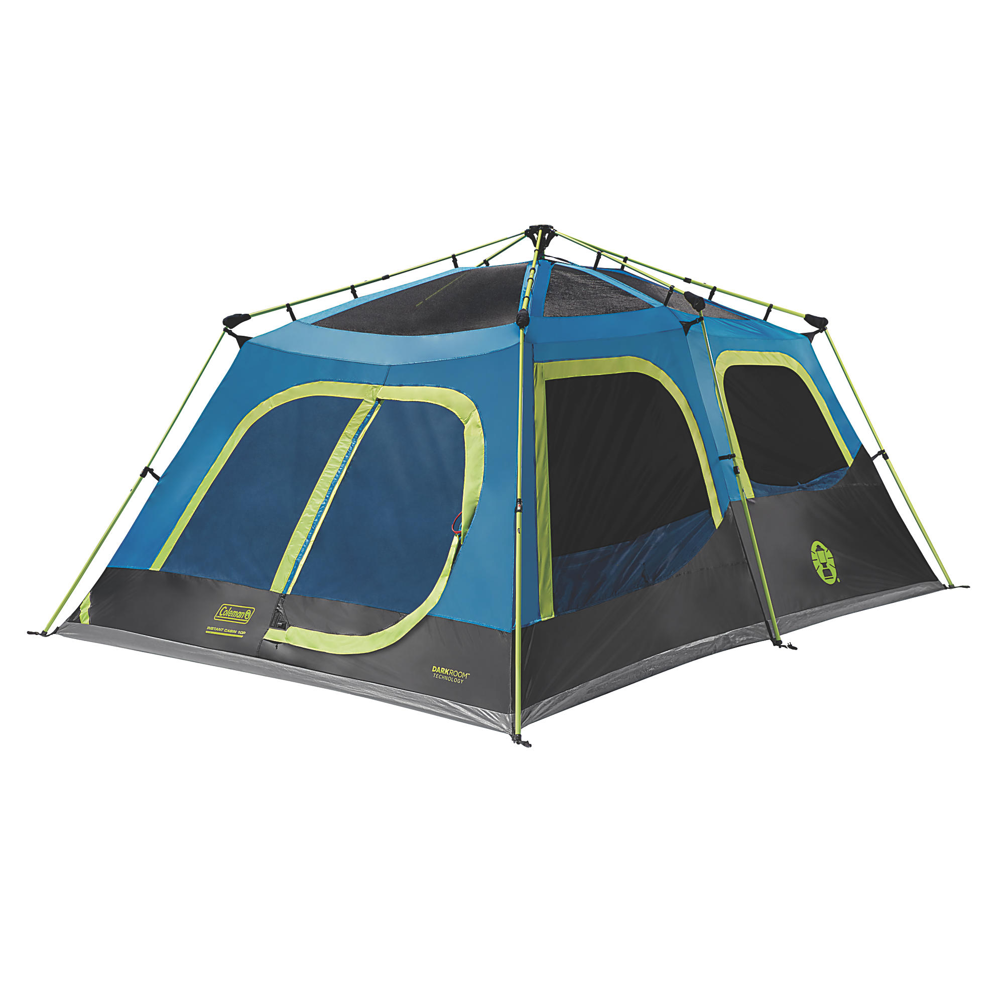 Coleman® 10-Person Dark Room™ Cabin Camping Tent with Instant Setup, 1 Room, Blue - image 2 of 6