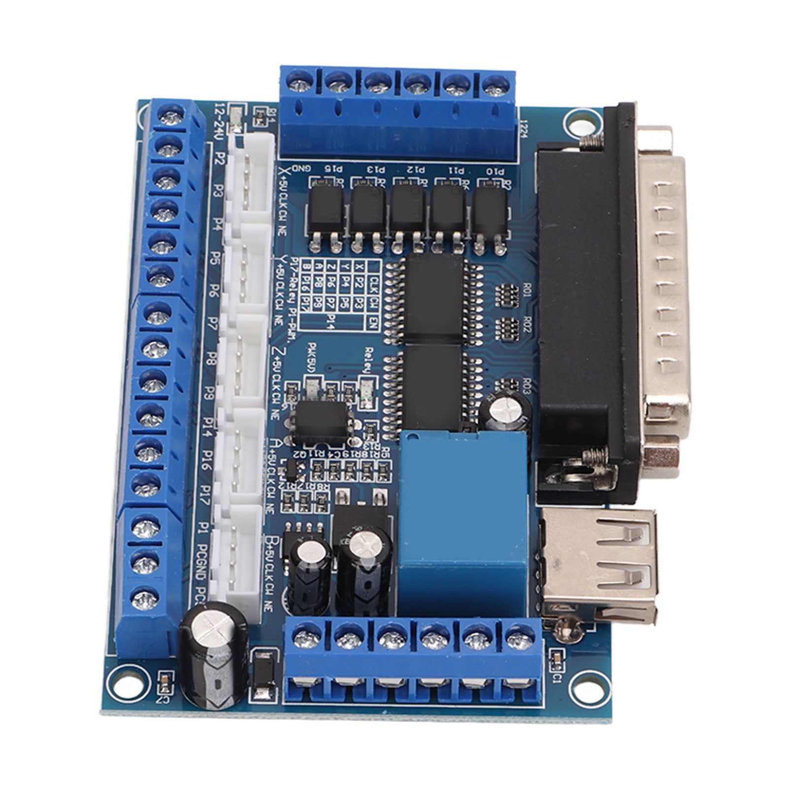5 Axes Stepper Motor Driver Interface Board with Optocoupler