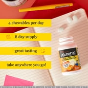 Airborne 1000mg Vitamin C Immune Support Multivitamin Effervescent Tablets, Citrus Flavor, 32 ct