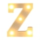 thumbnail image 5 of Luces LED con letras del alfabeto, letras de plástico blancas iluminadas, para colgar de pie, para dormitorio, decoración de fiesta de Navidad, regalo de aniversario de boda, diseño plegable, 5 of 9