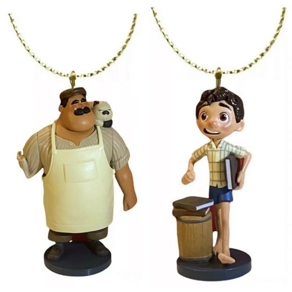 Massimo Machiavelli & Luca Boy Ornament Charm PVC Figure Figurine Dangler New 3”
