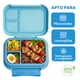 thumbnail image 4 of Lonchera para niño tipo bento box, lunch box con 3 divisiones, sellado hermetico, anti fugaz, (Naves Espaciales), 4 of 7