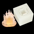 thumbnail image 3 of Dosaele Non-stick 3D Mini Castle Epoxy Resin Mold Handmade Candle Silicone Mold, 3 of 7