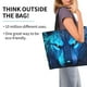 thumbnail image 2 of Balery Futuristic Blue Light Wolf Bolsa Tote Estilo Estético con Cremalleras, Bolsa de Hombro, Bolsa de Compras Grande y Plegable, 2 of 8