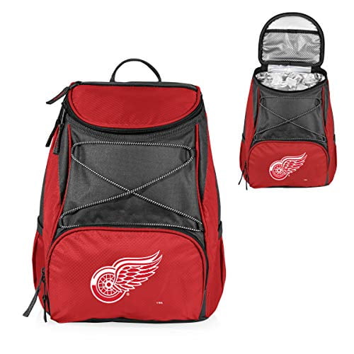 PICNIC TIME NHL Detroit Red Wings PTX Backpack Cooler - Soft Cooler Backpack - Insulated Lunch Bag