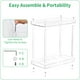 thumbnail image 5 of Organizador de encimera de baño NPPLUS acrílico de 2 niveles, transparente, 5 of 7