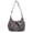 Grey, variant on Women's Minimalist Solid Color Drawstring Shoulder Bag Lightweight Nylon Japanese-style Crossbody Messenger Purse For Daily Commute Travel