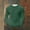 Army Green, variant on Men's Long Sleeve Casual T-Shirt for Home Fitness and Daily Wear Loose Fit Solid Color Top