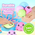 thumbnail image 5 of Pelota antiestrés para niños, paquete de 4 pelotas antiestrés suaves Octopus Nedo, pelotas antiestrés LESONG para aliviar el estrés y la ansiedad Juguete antiestrés para adultos, TDAH, TOC, juguete s, 5 of 5