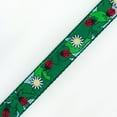 thumbnail image 2 of Country Brook Design® 3/4 inch Ladybugs Picnic Ribbon on Green Nylon Webbing, 50 Yards, 2 of 4