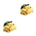 thumbnail image 3 of Ramo de peonías artificiales Injueey flores de seda Simulación falsa, 3 of 6