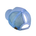 thumbnail image 3 of CC Pony Tail Outlet Mesh Adjustable Hat, Light Blue, 3 of 3