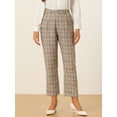 thumbnail image 3 of Pantalones de tobillo de trabajo Allegra K Caqui L, 3 of 5