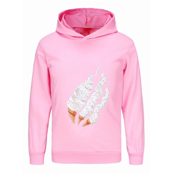 Boys Fire Hoodie for Kids – Lightweight Sweatshirt with Flame Design Inspired by Preston Playz – Unisex Youth Top