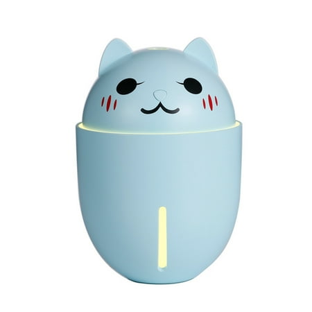 

Yoone 1 Set No Radiation Air Humidifier Cartoon Shape ABS Humidify Cup with LED Night Light for Home