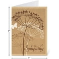 Current Kraft Sympathy Greeting Cards Set of 8, 5" x 7" Condolence