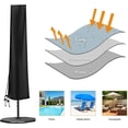 thumbnail image 4 of Garden Umbrella Cover, Large Waterproof Patio Table Umbrella Cover, 420D Oxford Protector, 4 of 5
