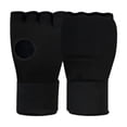 thumbnail image 1 of Almencla Gel Boxing Hand Wraps Inner Gloves Half Finger Gloves for Sanda Exercise MMA Black, 1 of 8
