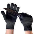 thumbnail image 3 of 1 par de guantes anticorte multiusos de alambre de acero de grado uno 5A, 3 of 5