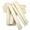 ITSELFER 100PC Wooden Garden Labels Handicrafts Green Decorative Wood