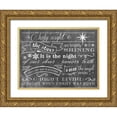 thumbnail image 1 of Longfellow Designs 32x25 Gold Ornate Wood Framed with Double Matting Museum Art Print Titled - O Holy Night, 1 of 4