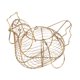 thumbnail image 4 of Cesta de huevo de pollo de metal Costilla de vegetales Decoración rústica Organizador de frutas Canasta de huevo en forma de pollo para la cocina Casa, 4 of 8