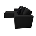thumbnail image 4 of Sala Esquinera Modular El Bazar Store Lombar Negro 220 x 160 cm, Tela Lino nacional, 4 of 6
