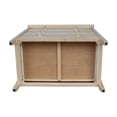 thumbnail image 4 of International Concepts Traditional Solid Wood 3-Drawer Dresser, Unfinished, 4 of 14