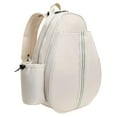 thumbnail image 2 of Luwecf Tennis Bag Backpack Smooth Zipper Multipurpose Carrying Bag Organizer Pickleball White, 2 of 9