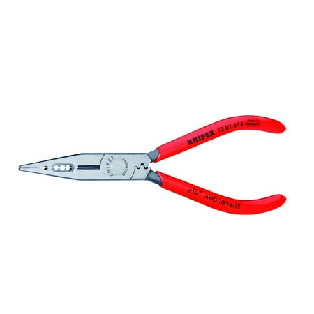 

Knipex Knipex 13 01 614 SBA Steel Electrician Electrical Pliers Red 6-1/4 in