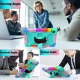 thumbnail image 5 of Funda para iPad Air 4 de 10,9 pulgadas, funda para iPad Pro de 11 pulgadas 2020/2018, funda resistente a prueba de golpes de 3 capas para iPad para niños con portalápices/soporte giratorio/correa de, 5 of 5