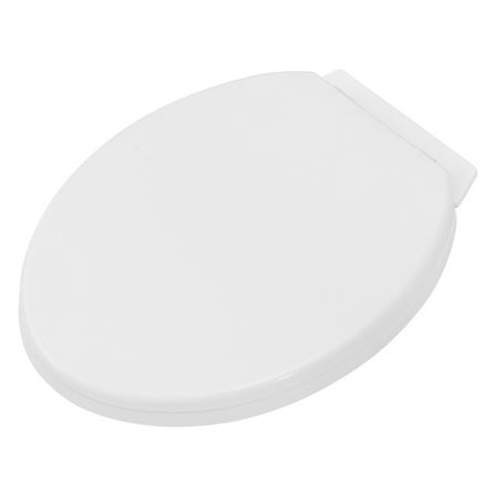 LABSERRON Bathroom Toilet Lid Toilet Seat Cover White PP 1Set Waterproof