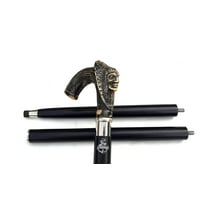 AM NAUTICALS Wild Man Head Designer Wooden Walking Cane For Men and Women Canes Gift