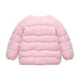 thumbnail image 5 of fatyb Toddler Boys Girls Lightweight Quilted Jacket V Neck Button down Long Sleeve Thick Padded Outerwear, 5 of 7
